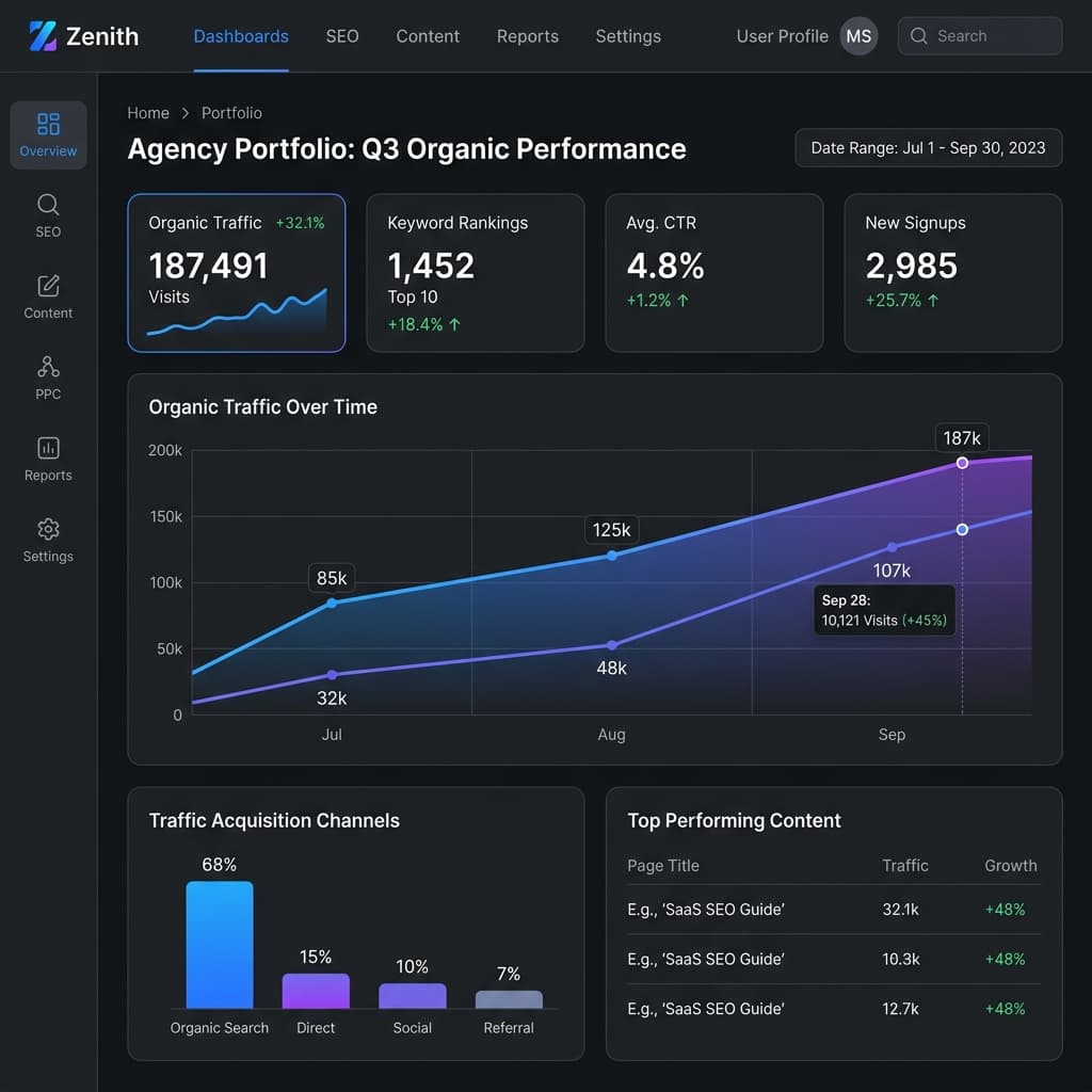 SaaS SEO Growth Campaign